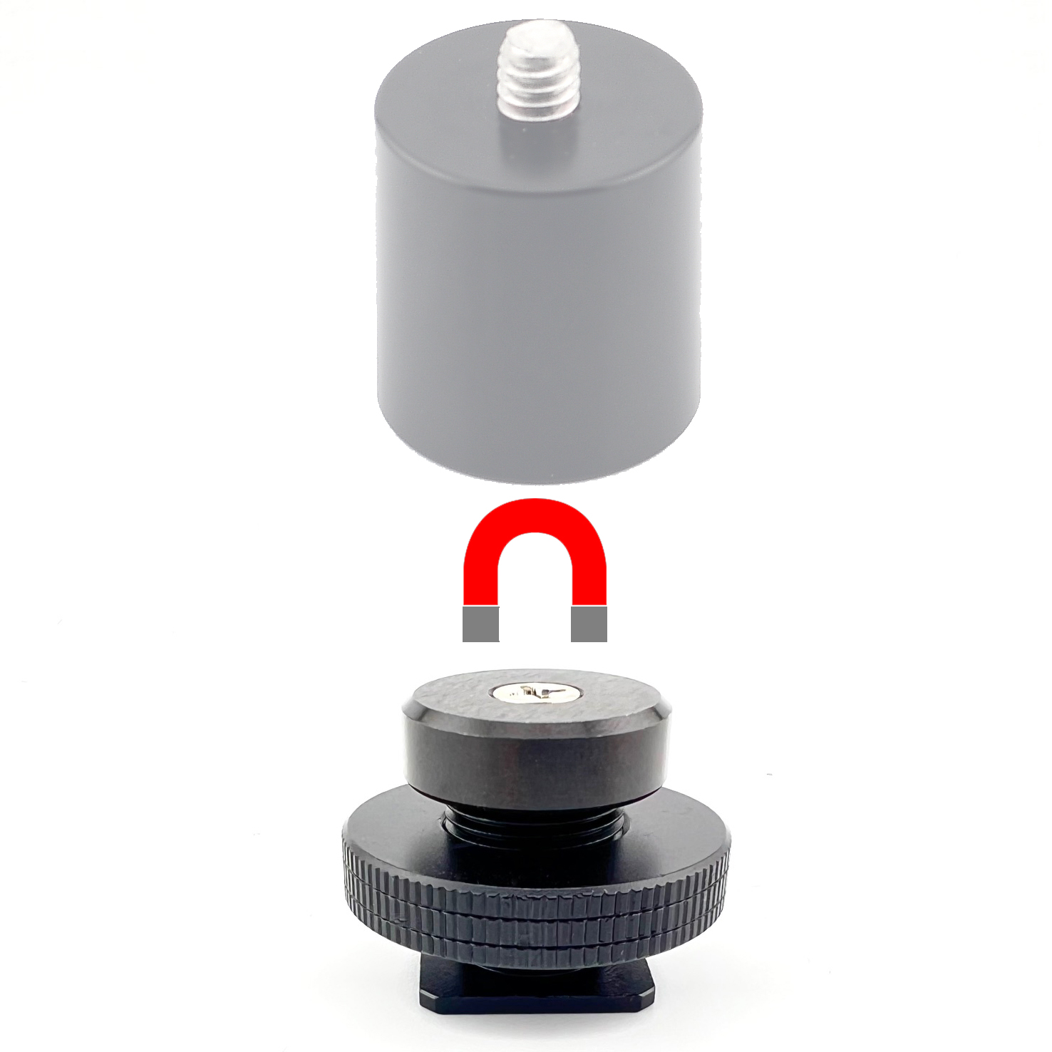 Cold Shoe Mount Foot with Magnetic Receiver thumbnail 3